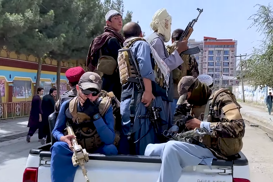 Talibanes en Kabul el 17 de agosto de 2021 | Dominio público
