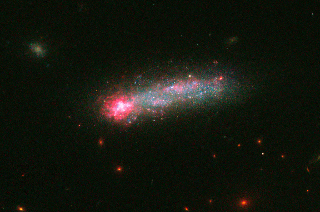 Hubble Reveals Stellar Fireworks in ‘Skyrocket’ Galaxy